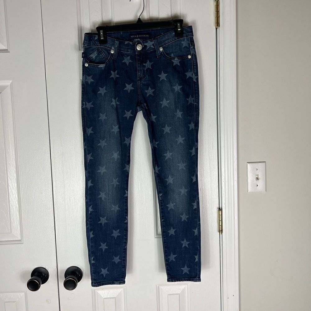 Rock & Republic Womens Star Jeans Size 4
